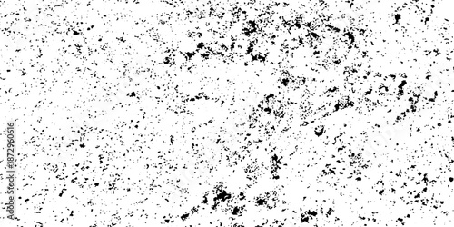 Black and white Dust overlay distress grungy effect paint. Black and white grunge seamless texture. Dust and scratches grain texture on white and black background.