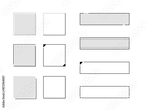 シンプルな見出しフレームセット