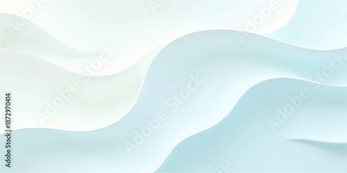 Abstract blue wave background with flowing water lines and smooth curves creating a modern ocean-inspired design