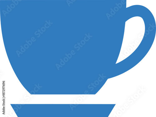 tea cup vector illustration on transparent background