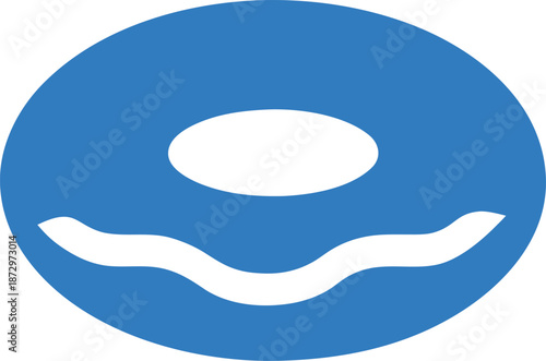 donut vector illustration on transparent background