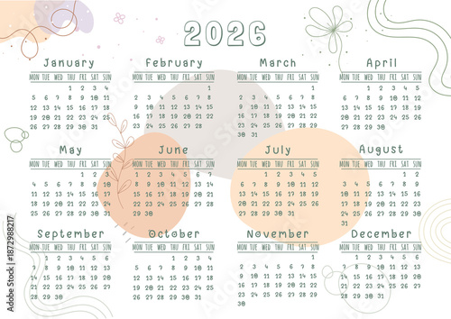 Calendar 2026