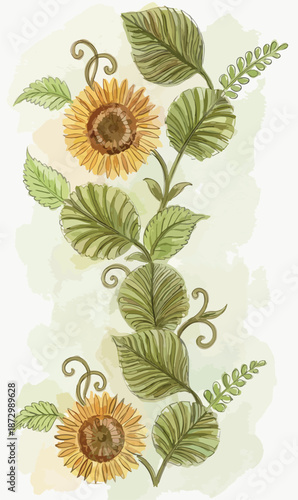 FLORAL DIZITAL VECTOR DESIGNS FOR PRINTING AND CREATING  GARMENTS
