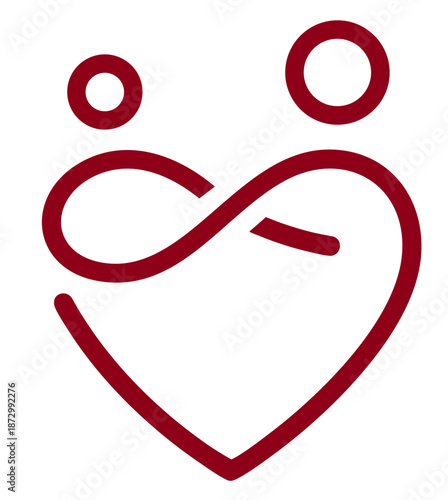 Heart Support Logo for Social Assistance Organization