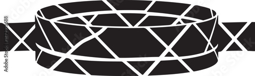 Minimal abstract illustration on a clean white background