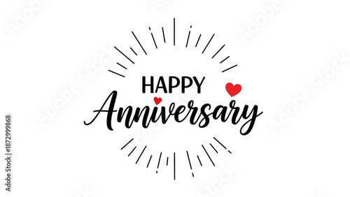 Happy Anniversary Card: A beautifully designed card with a Happy Anniversary greeting, radiating warmth and celebration, perfect for expressing love and commitment.