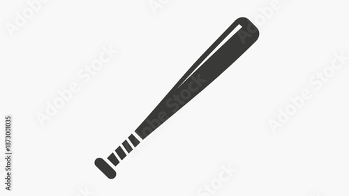Baseball Bat Icon Vector Illustration.