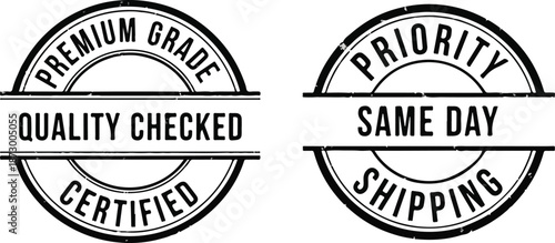 Quality Checked Premium Grade Badges.