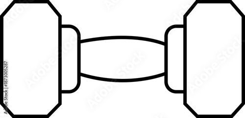 dumbbell gym icon of fitness weight training symbol of line vector illustrations, add barbell, workout, exercise, strength equipment, black icon