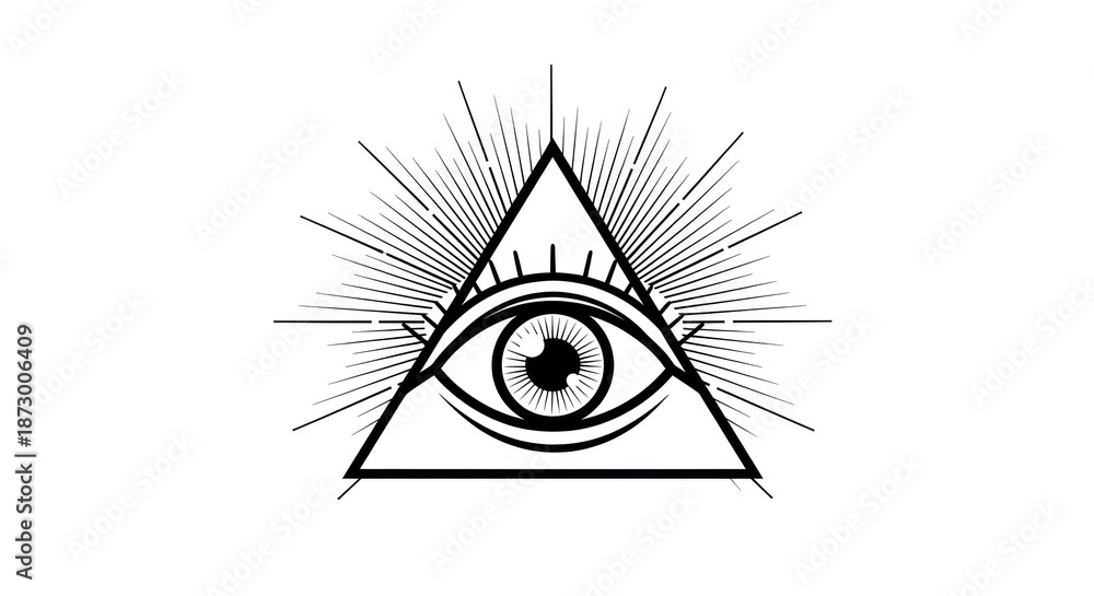 Obraz premium All seeing eye of providence symbol.