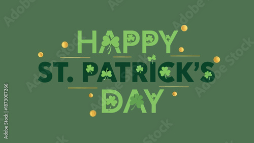Celebrating St. Patrick's Day with vibrant green decorations and festive atmosphere