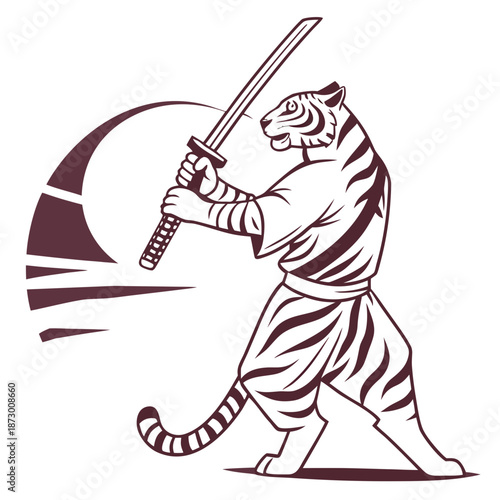 Minimal Tiger Swordsman 1