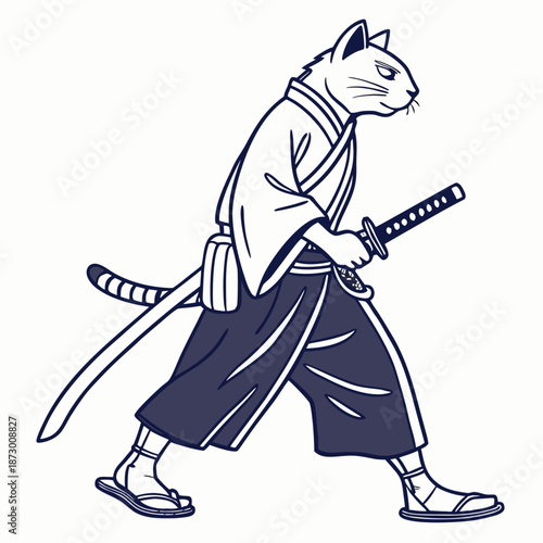 Cat Ronin Walk