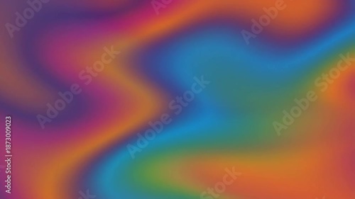 Vibrant Rainbow Abstract Motion Background.