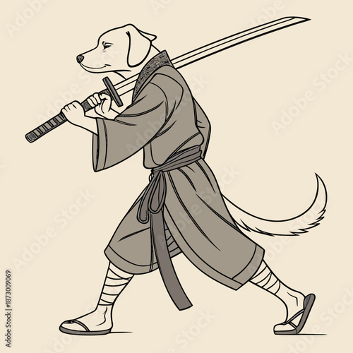 Ronin Dog Wanderer 1