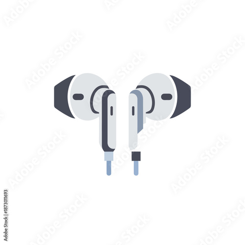 Modern Earbuds Icon