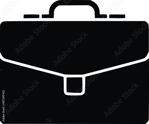 Professional briefcase icon