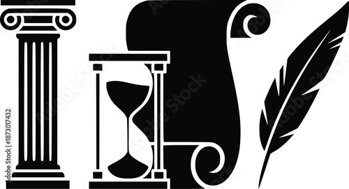 Symbols of history and time