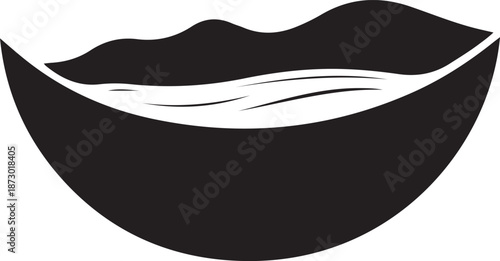 mouth vector illustration on a background.Premium quality symbols.vector icons for concept and graphic design