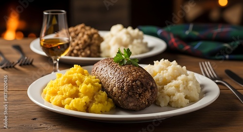 Wallpaper Mural Hearty traditional meal of haggis served with neeps and tatties. Torontodigital.ca