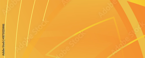 Abstract triangle pattern background. Orange yellow gradient backdrop. Geometric background decoration. Warm summer color. Suit for business, corporate, institution, party, festive, seminar, and talks