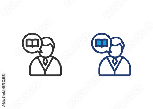 Storytelling Icon Set Multiple Style Collection