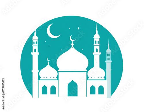 taj mahal vector illustration