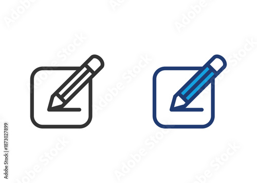 Edit Icon Set Multiple Style Collection