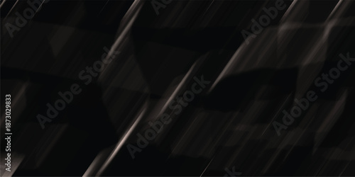 Dark abstract background with blurred streaks of light and geometric shapes creating a moody and atmospheric visual texture for design and digital art