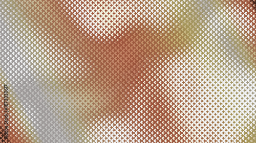 Cuadro en lienzo Abstract geometric lattice pattern with soft gradient background.