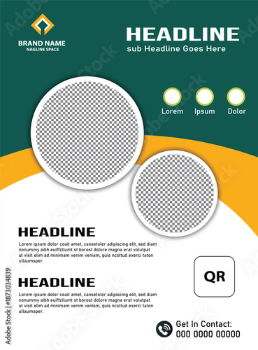 Modern Corporate Business Flyer Template for Marketing and Promotion
