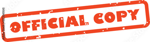 Official copy stamp seal