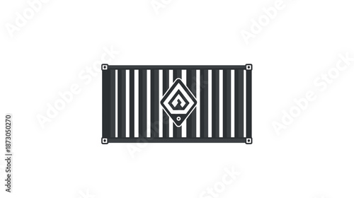 Black Metal Grate with Diamond Shape.