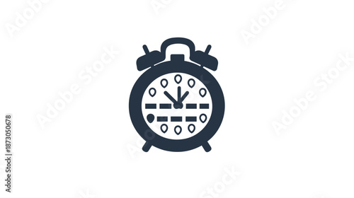 Classic Twin Bell Alarm Clock.