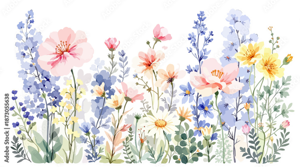 Obraz premium flowers in the grass