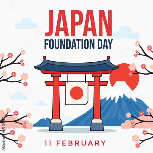 Japan foundation day post design