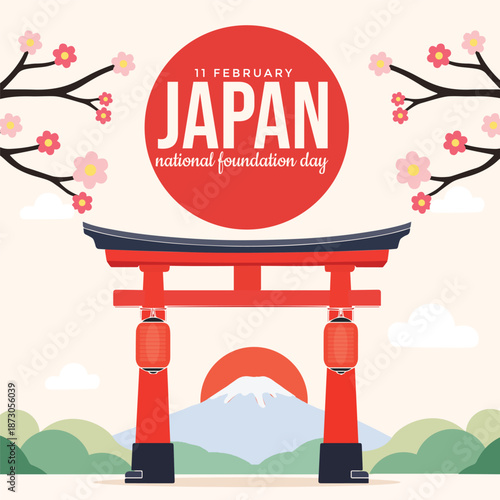 Japan foundation day post design