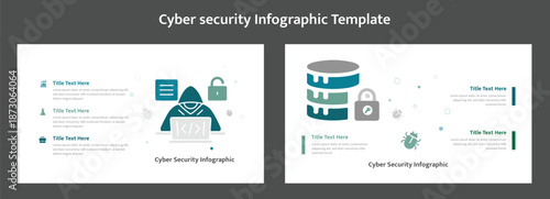 Hooded hacker cyber threat security risk infographic