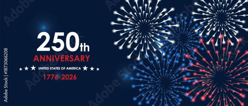 US Independence Day 250th Anniversary United States of America