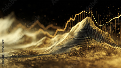 Wallpaper Mural Gold Price Surge – Safe Haven Asset and Financial Market Growth Torontodigital.ca