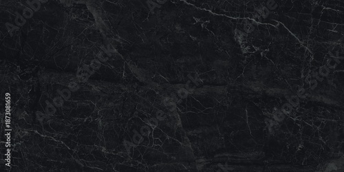фотографія Dark black premium quartz surface illustration featuring soft linear veins and a smooth polished look for decor visuals