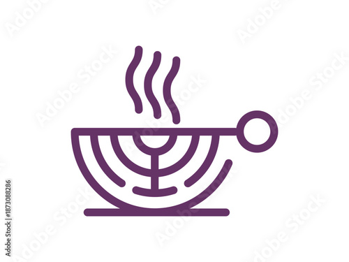 Coffee Logo with Psi