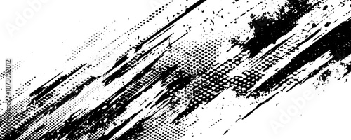 Abstract texture dust particle and dust grain on white background. dirt overlay or screen effect use for grunge and vintage image style.