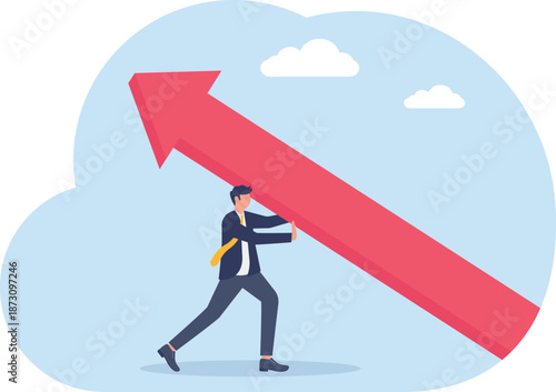 Illustrating of business concept, eps 10