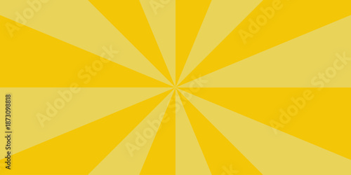 Vibrant abstract background featuring a dynamic swirling sunburst pattern in shades of bright yellow and orange. Symmetrical, vibrant, and convey energy and positivity. colorful abstract pattern backg