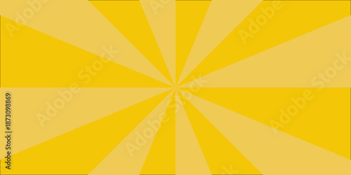 Vibrant abstract background featuring a dynamic swirling sunburst pattern in shades of bright yellow and orange. Symmetrical, vibrant, and convey energy and positivity. colorful abstract pattern backg