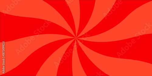 Abstract red sunburst backdrop background with rays design. Red swirl focus background. Vector illustration. Vintage sunrays illustration swirl grunge backdrop line.