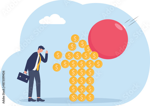 Illustrating of business concept, eps 10