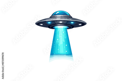 UFO and space icon set. Containing spaceship, alien, galaxy, planet, stars, cosmic, sci-fi, orbit, extraterrestrial, satellite, beam, rover, nebula,