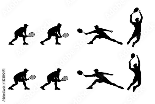 Sports and Fitness Icon Set. Containing athlete, workout, fitness, exercise, gym, training, competition, play, activity, health.